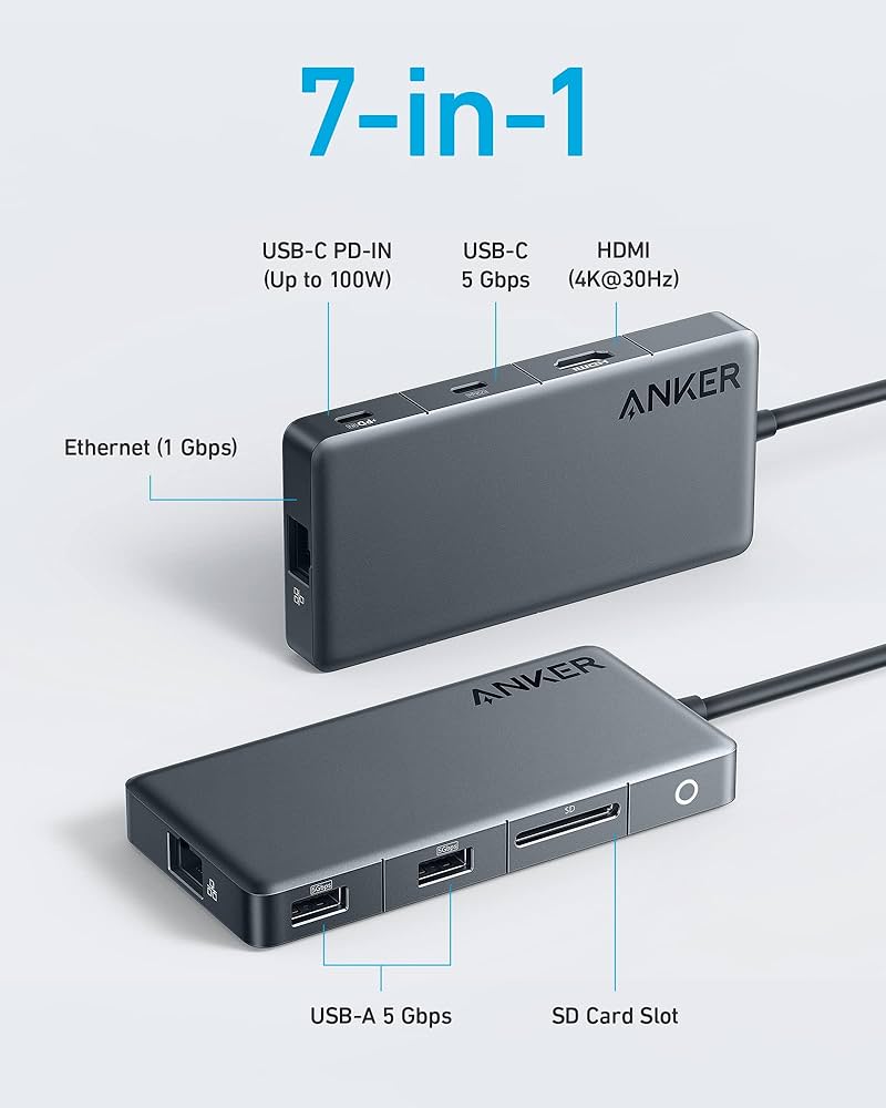 Anker 341 USB-C ハブ