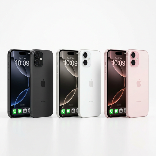 iPhone 17e 3色展開（ブラック・ホワイト・ソフトピンク）